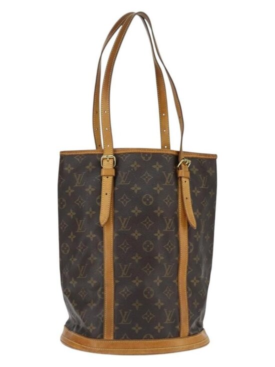Authentic LOUIS VUITTON Monogram Bucket GM Shoulder Bag M42236 LV